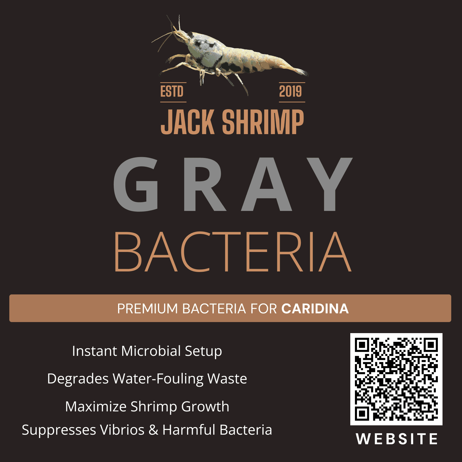 Gray Powder - Vi sinh cao cấp cho tép Caridina (Caridina Bacteria)